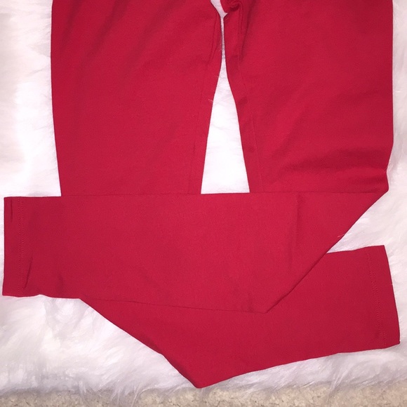 Last One - (NWOT) Red Leggings (Long) - Picture 3 of 3